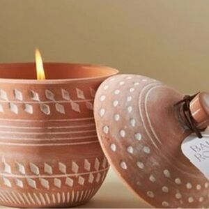 Rouge Baies Terracotta Candle with Citrus and Green Tea